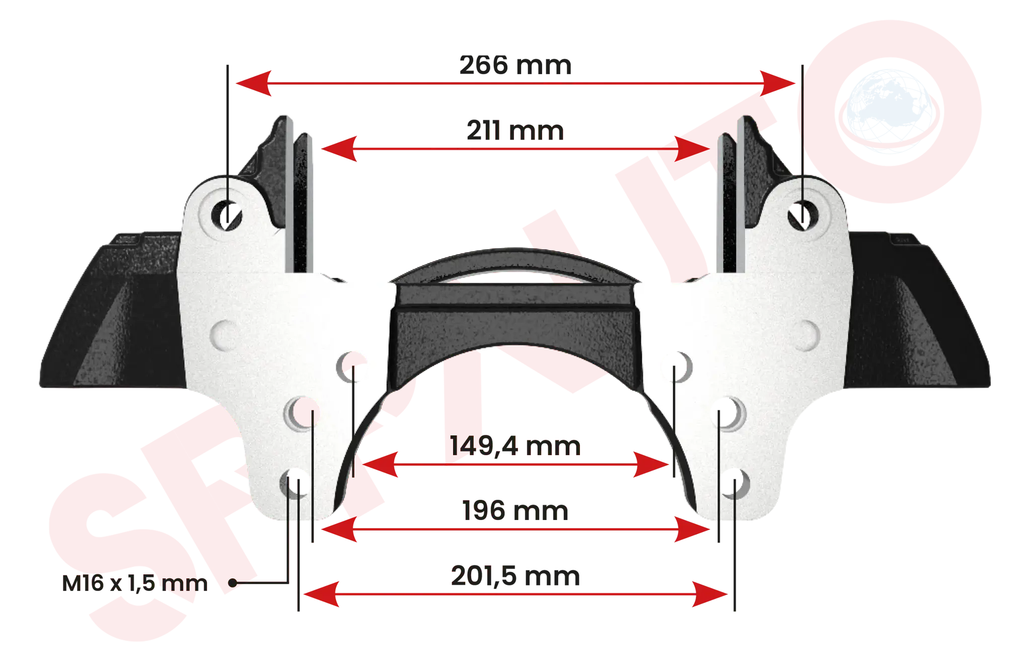 K-3940 - Kaliper Taşıyıcı resmi